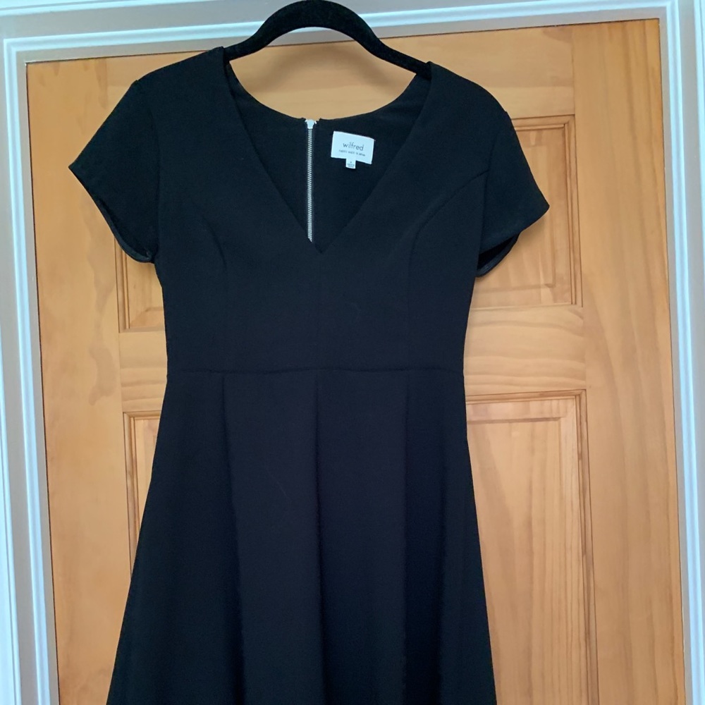 Wilfred black mini dress (size 0)